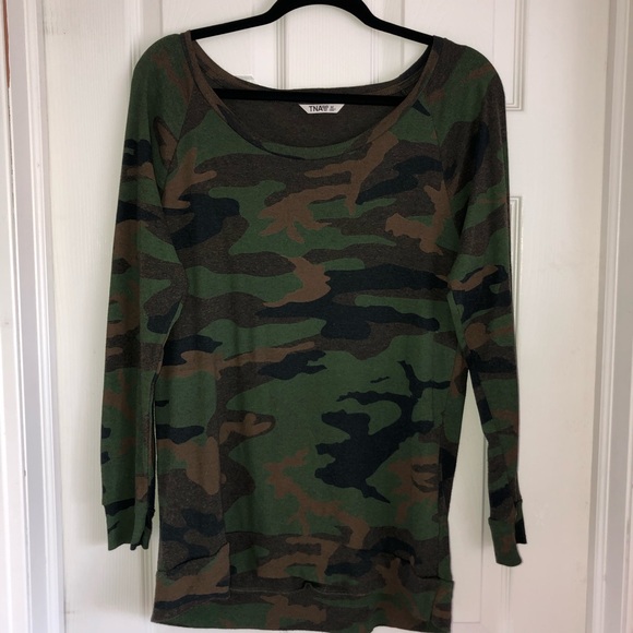 TNA Sweaters - ARITZIA | CAMO SWEATER